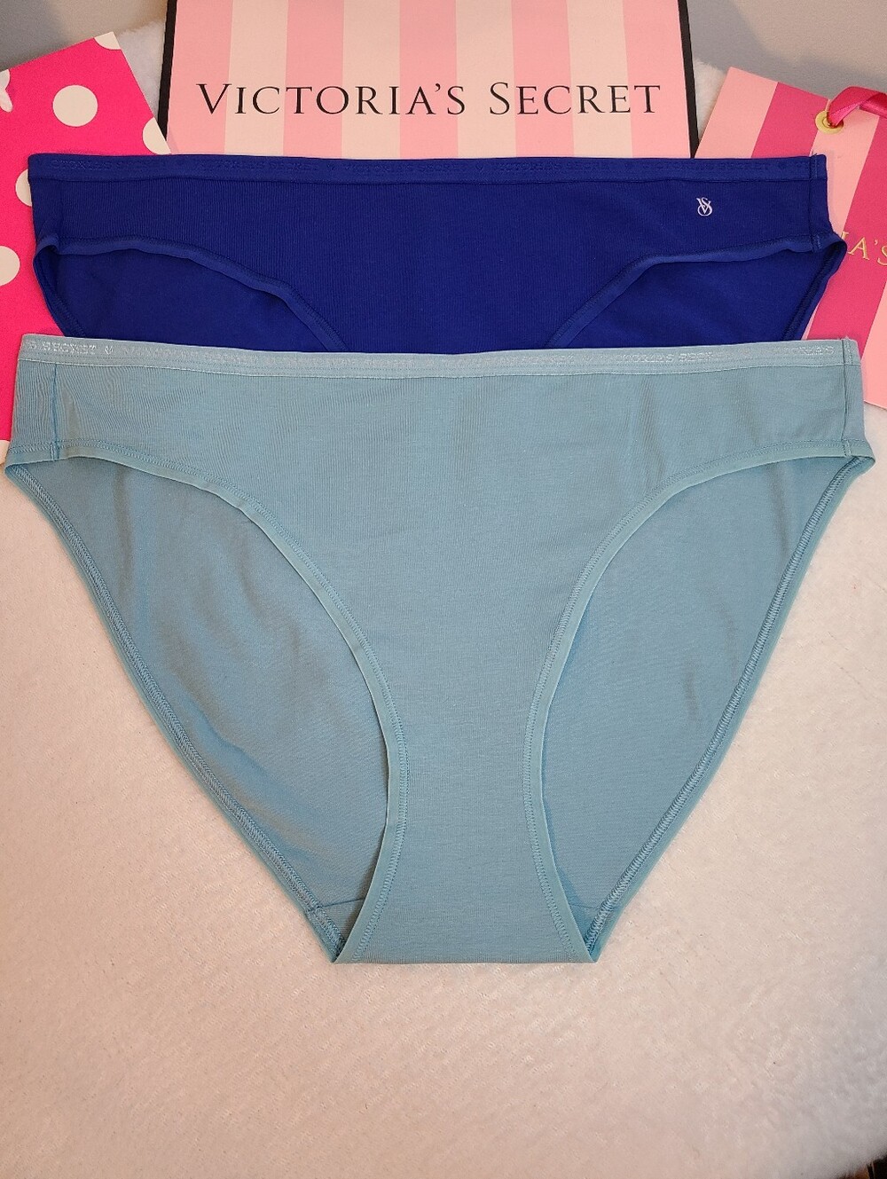 Y2K Victoria's Secret 2pk Signature Cotton Classic Bikini Panties Size XL